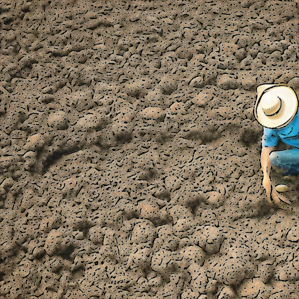 Organic farm takes a break to build up soil fertility.