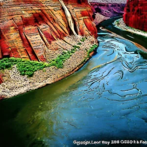 Artistic representation for Can eating less beef and dairy help save the Colorado River ? Let me know when you are finished.