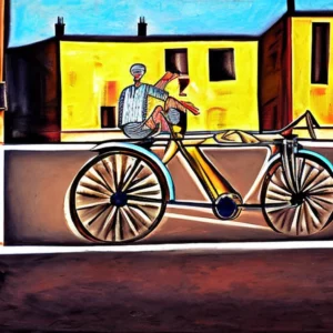 Artistic representation for Me And My Bicycle - A Narrative : Part I ( 1956 – 2000 ) ***