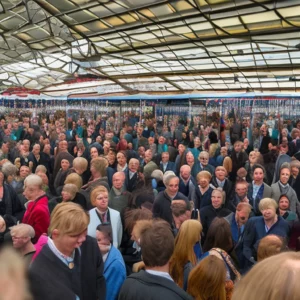 Artistic representation for Guinness World Records await at the Malvern Autumn Show Let me know when you're ready for me to craft a title.