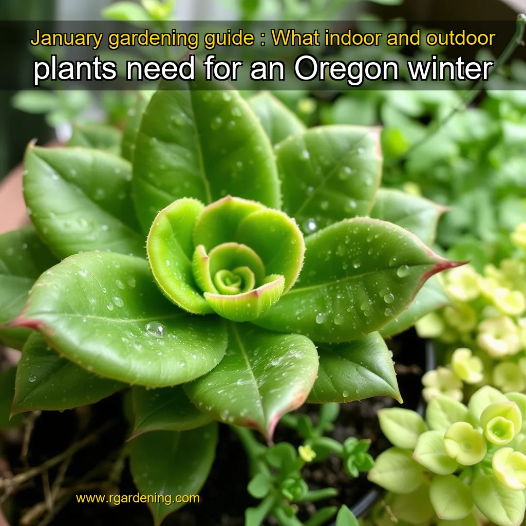 January gardening guide : What indoor and outdoor plants need for an Oregon winter