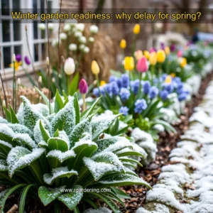 Artistic representation for Winter garden readiness: why delay for spring?