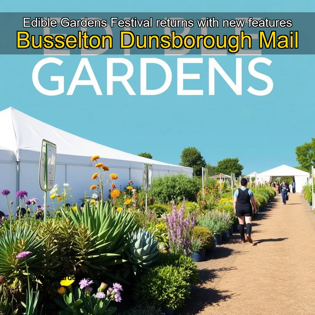 Edible Gardens Festival returns with new features  Busselton  Dunsborough Mail