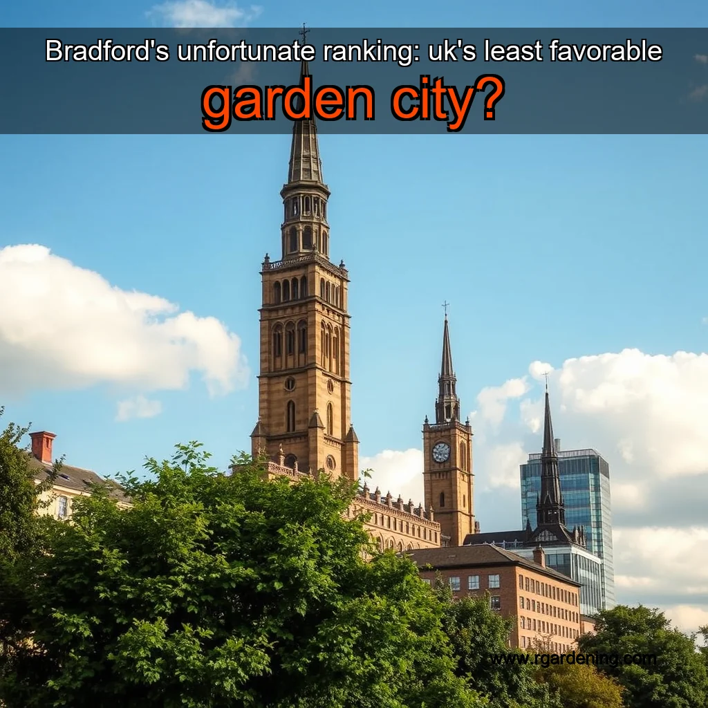 Bradford’s unfortunate ranking: uk’s least favorable garden city?