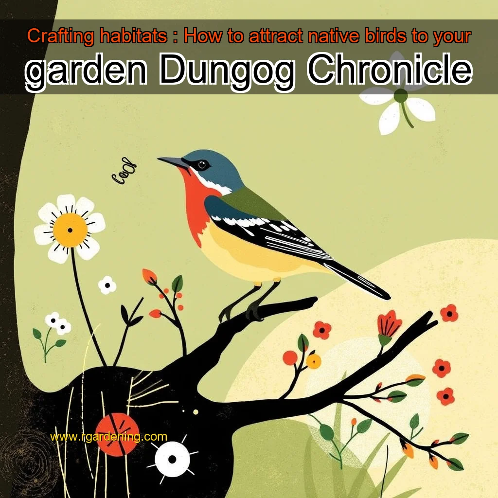 Crafting habitats : How to attract native birds to your garden  Dungog Chronicle