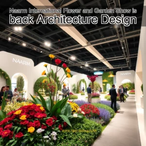 Artistic representation for Naarm International Flower and Garden Show is back Architecture Design