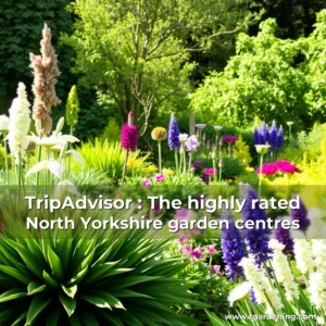 Artistic representation for TripAdvisor : The highly rated North Yorkshire garden centres