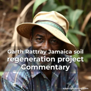 Artistic representation for Garth Rattray Jamaica soil regeneration project Commentary