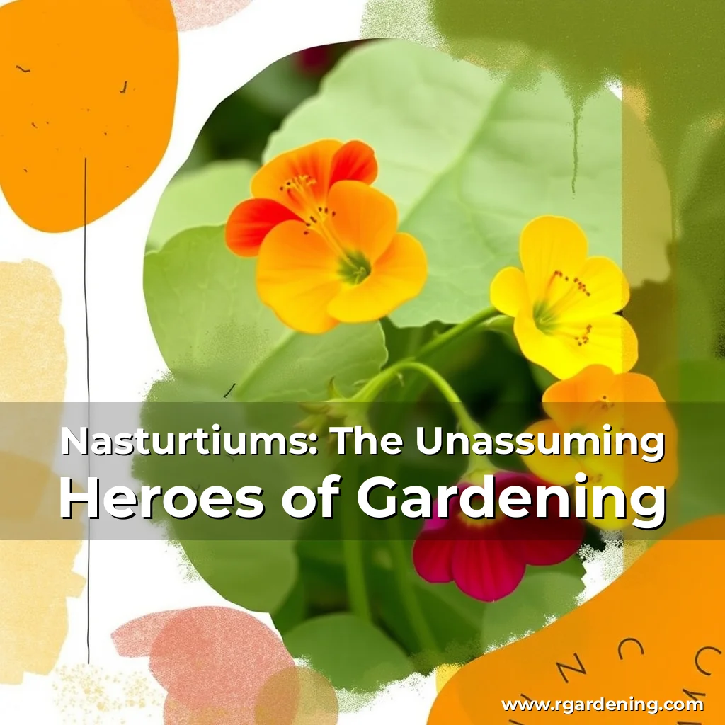 Nasturtiums: The Unassuming Heroes of Gardening