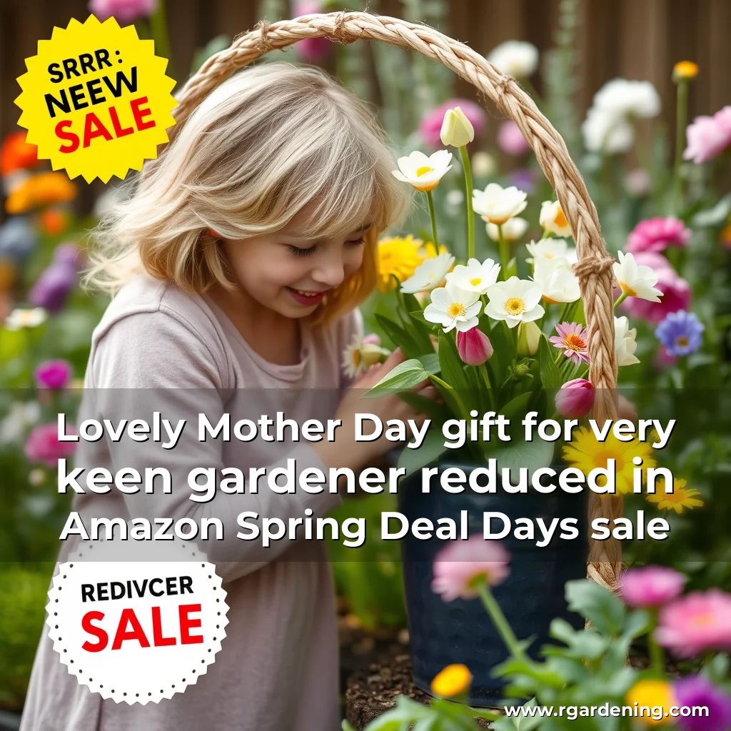 Lovely Mother Day gift for very keen gardener reduced in Amazon Spring Deal Days sale