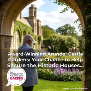 Artistic representation for Award-Winning Arundel Castle Gardens: Your Chance to Help Secure the Historic Houses Garden of the Year Award 2025