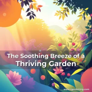 Artistic representation for The Soothing Breeze of a Thriving Garden