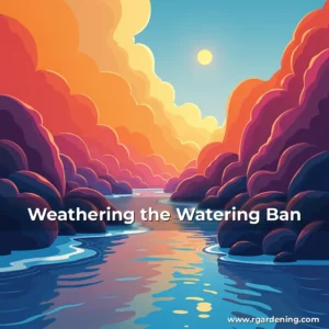 Artistic representation for Weathering the Watering Ban