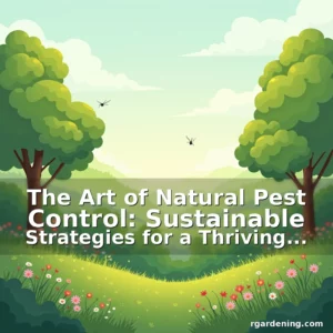 Artistic representation for The Art of Natural Pest Control: Sustainable Strategies for a Thriving Garden