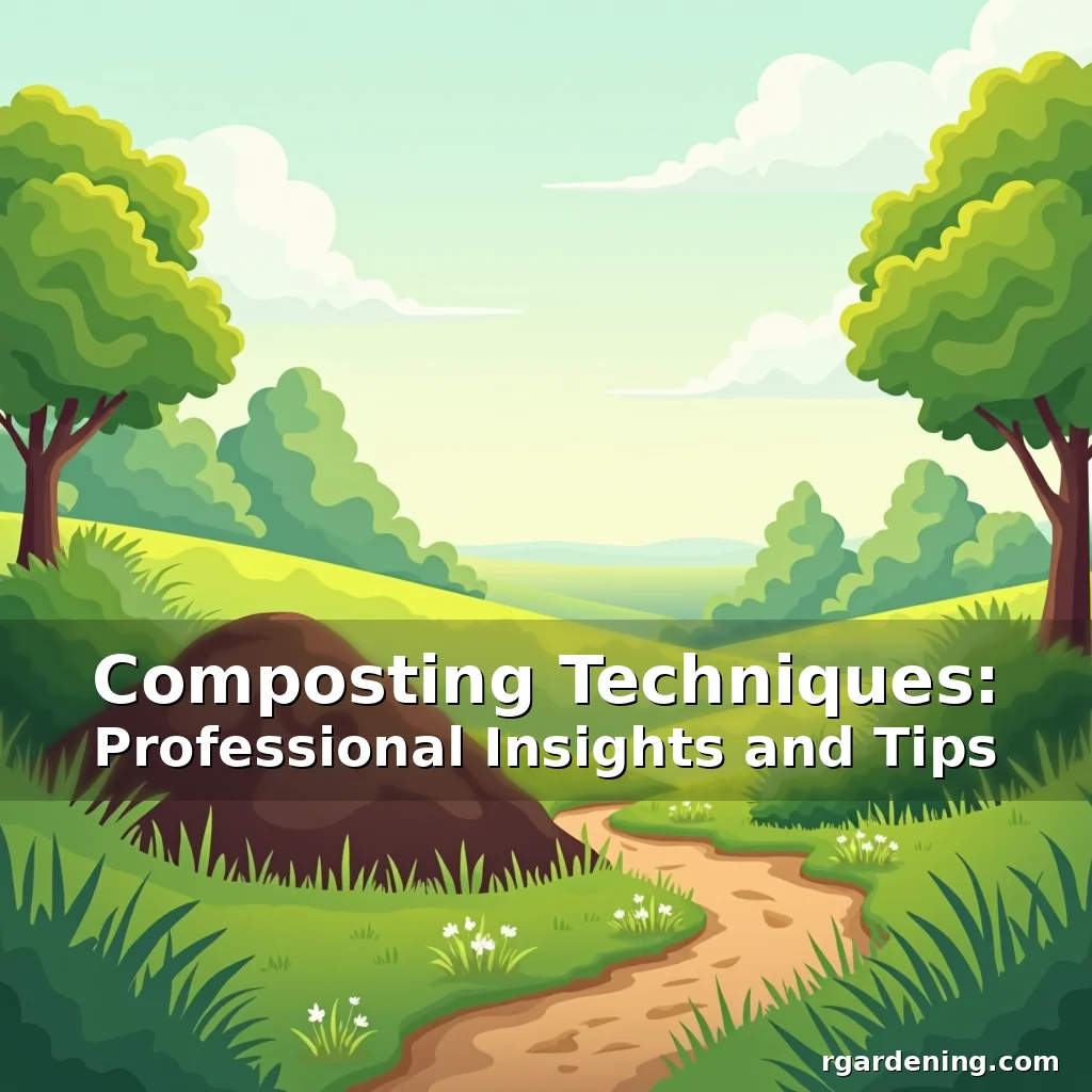 Composting Techniques: Professional Insights and Tips