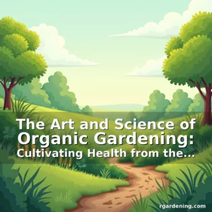 Artistic representation for The Art and Science of Organic Gardening: Cultivating Health from the Ground Up