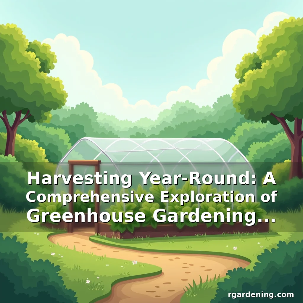 Harvesting Year-Round: A Comprehensive Exploration of Greenhouse Gardening Techniques