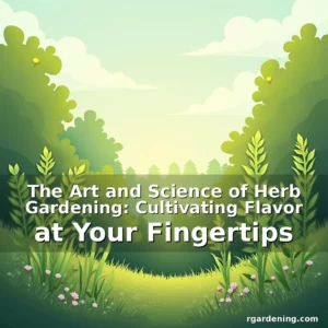 Artistic representation for The Art and Science of Herb Gardening: Cultivating Flavor at Your Fingertips