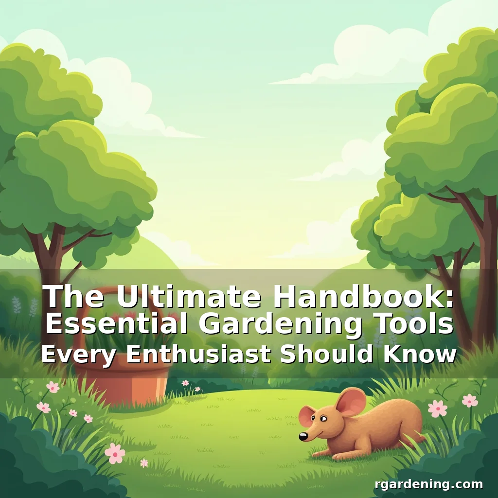 The Ultimate Handbook: Essential Gardening Tools Every Enthusiast Should Know