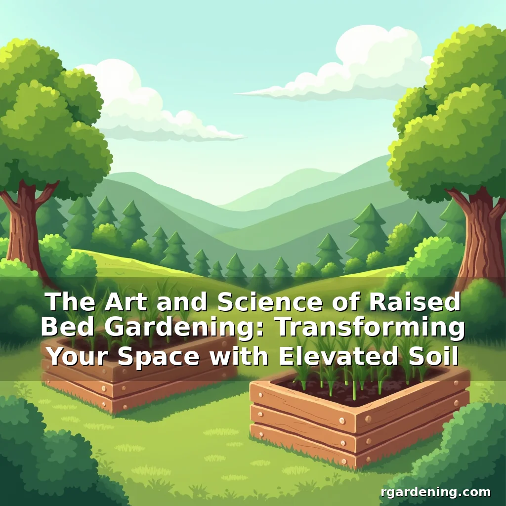 The Art and Science of Raised Bed Gardening: Transforming Your Space with Elevated Soil