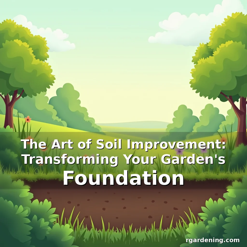 The Art of Soil Improvement: Transforming Your Garden’s Foundation