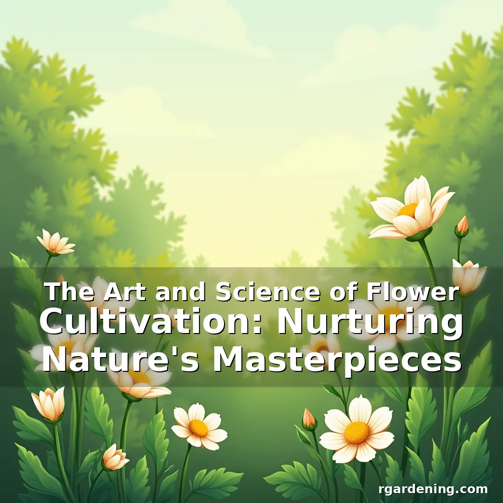 The Art and Science of Flower Cultivation: Nurturing Nature’s Masterpieces