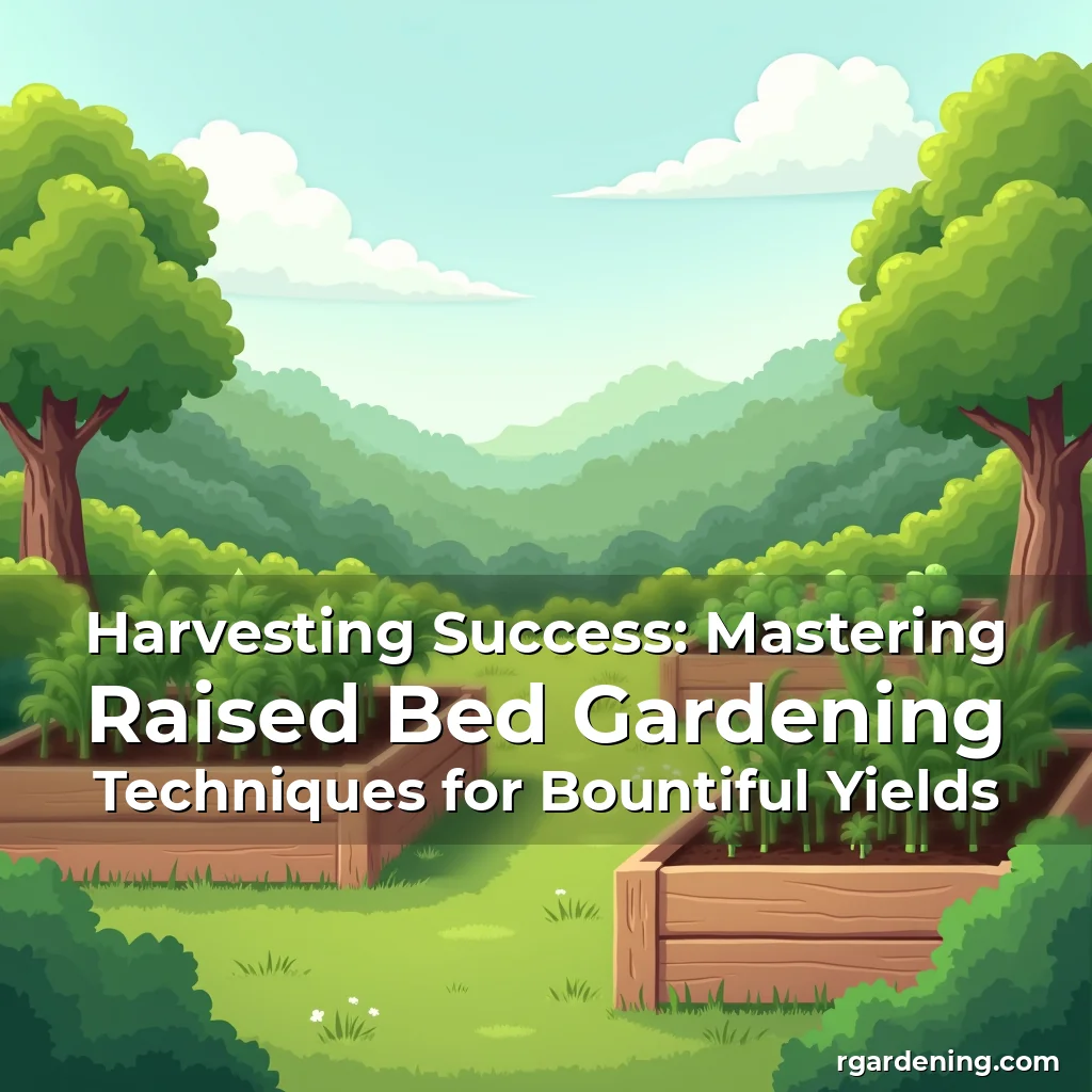 Harvesting Success: Mastering Raised Bed Gardening Techniques for Bountiful Yields