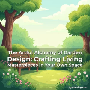 Artistic representation for The Artful Alchemy of Garden Design: Crafting Living Masterpieces in Your Own Space
