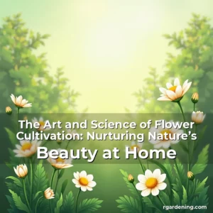 Artistic representation for The Art and Science of Flower Cultivation: Nurturing Nature’s Beauty at Home