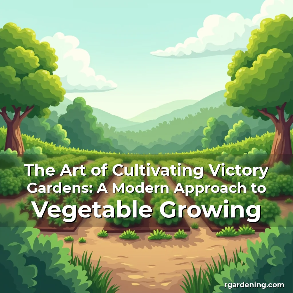 The Art of Cultivating Victory Gardens: A Modern Approach to Vegetable Growing