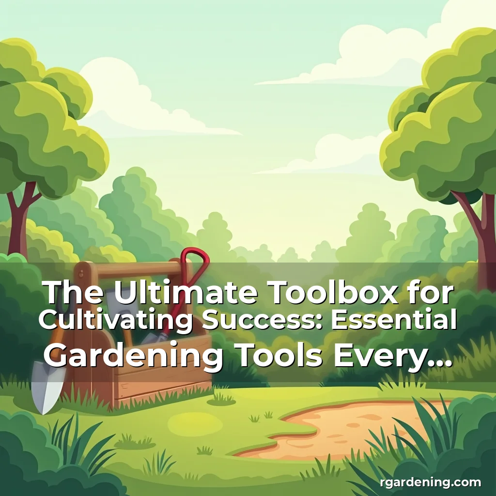 The Ultimate Toolbox for Cultivating Success: Essential Gardening Tools Every Enthusiast Should Know