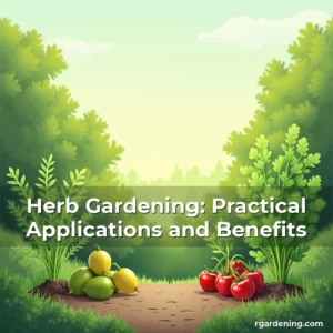 Artistic representation for Herb Gardening: Practical Applications and Benefits