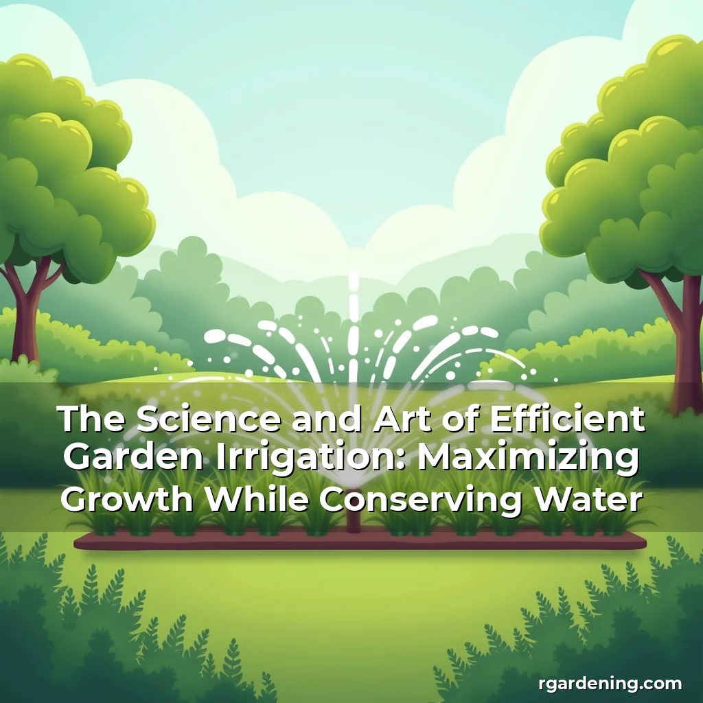 The Science and Art of Efficient Garden Irrigation: Maximizing Growth While Conserving Water