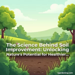 Artistic representation for The Science Behind Soil Improvement: Unlocking Nature's Potential for Healthier Gardens