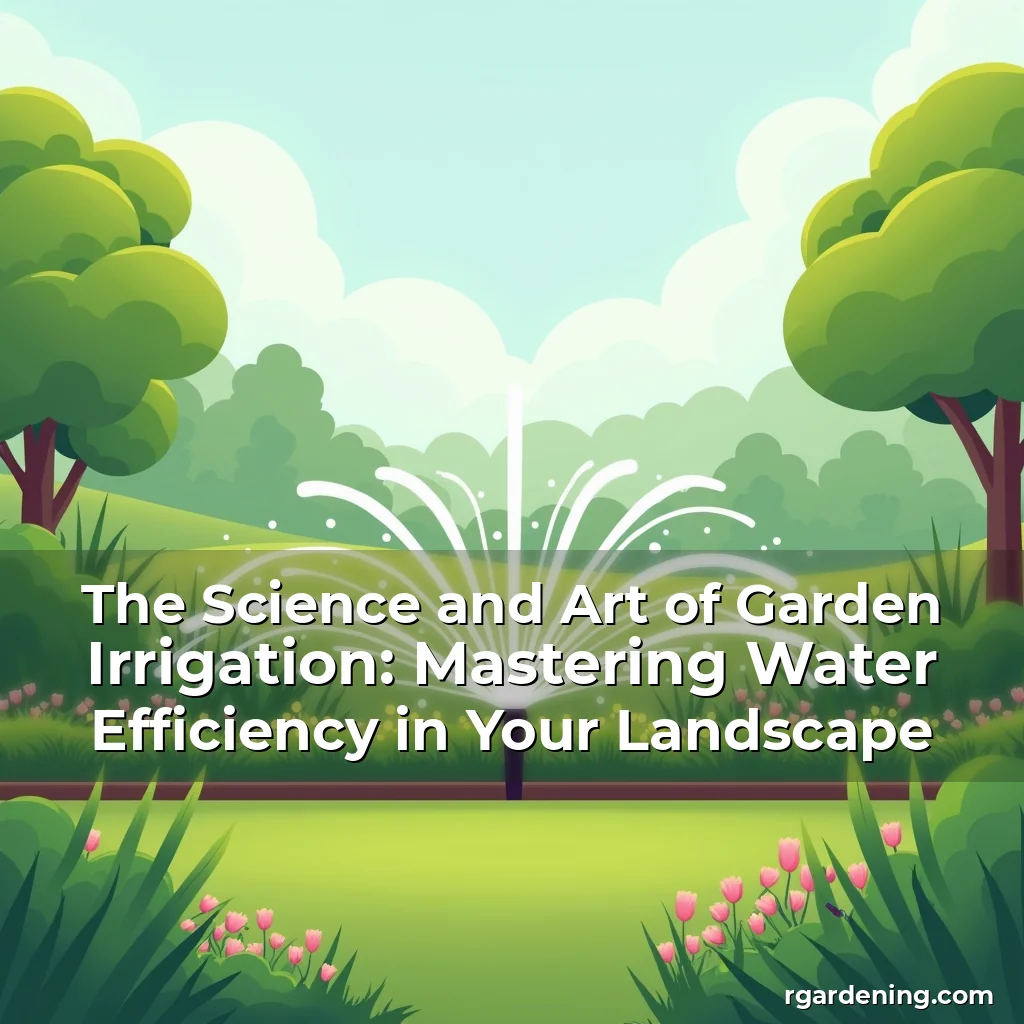 The Science and Art of Garden Irrigation: Mastering Water Efficiency in Your Landscape