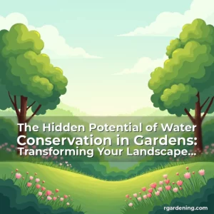 Artistic representation for The Hidden Potential of Water Conservation in Gardens: Transforming Your Landscape Sustainably