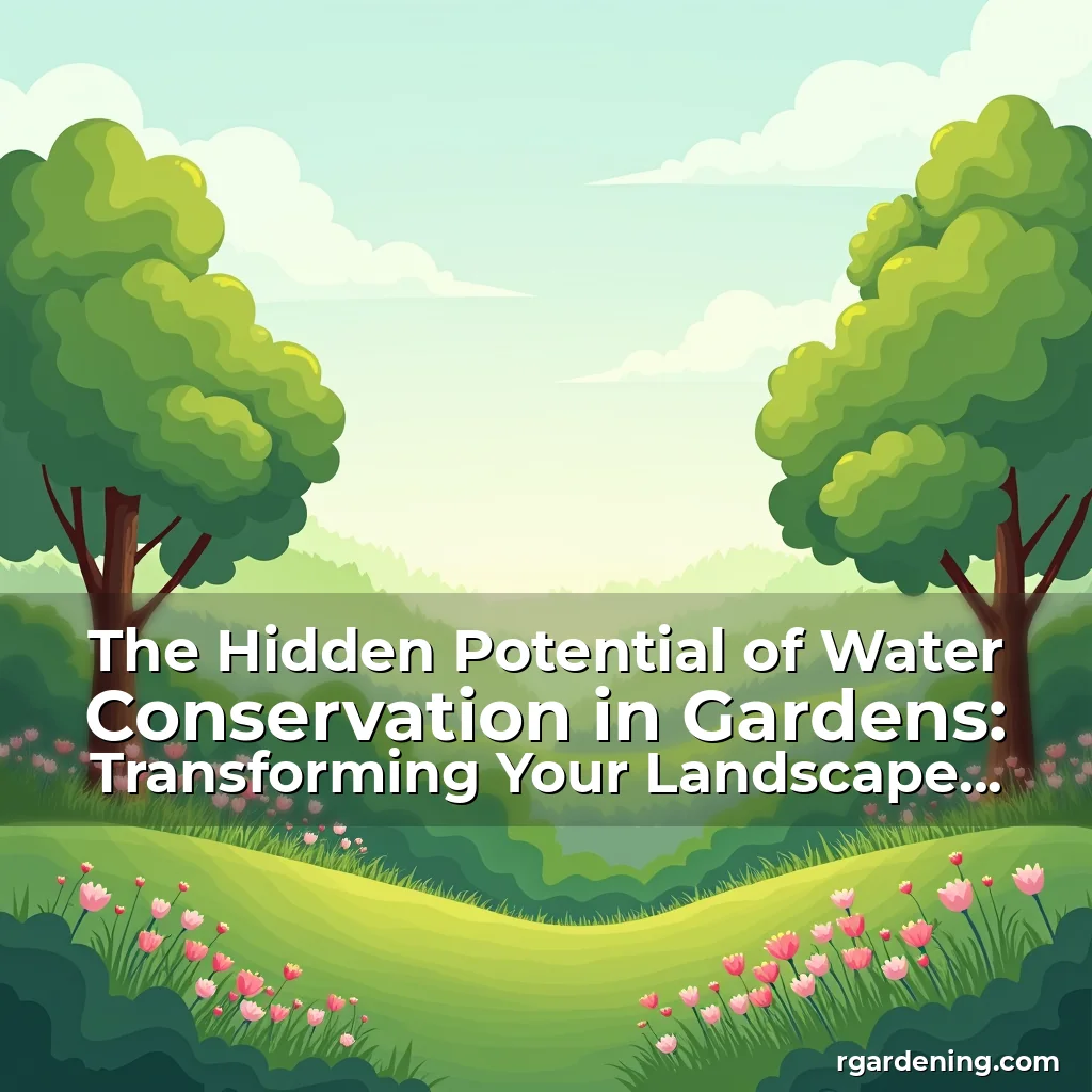 The Hidden Potential of Water Conservation in Gardens: Transforming Your Landscape Sustainably