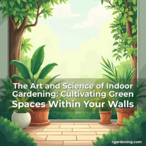 Artistic representation for The Art and Science of Indoor Gardening: Cultivating Green Spaces Within Your Walls