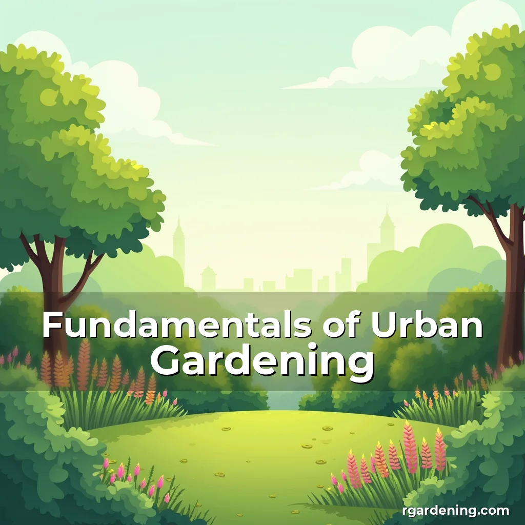 Fundamentals of Urban Gardening