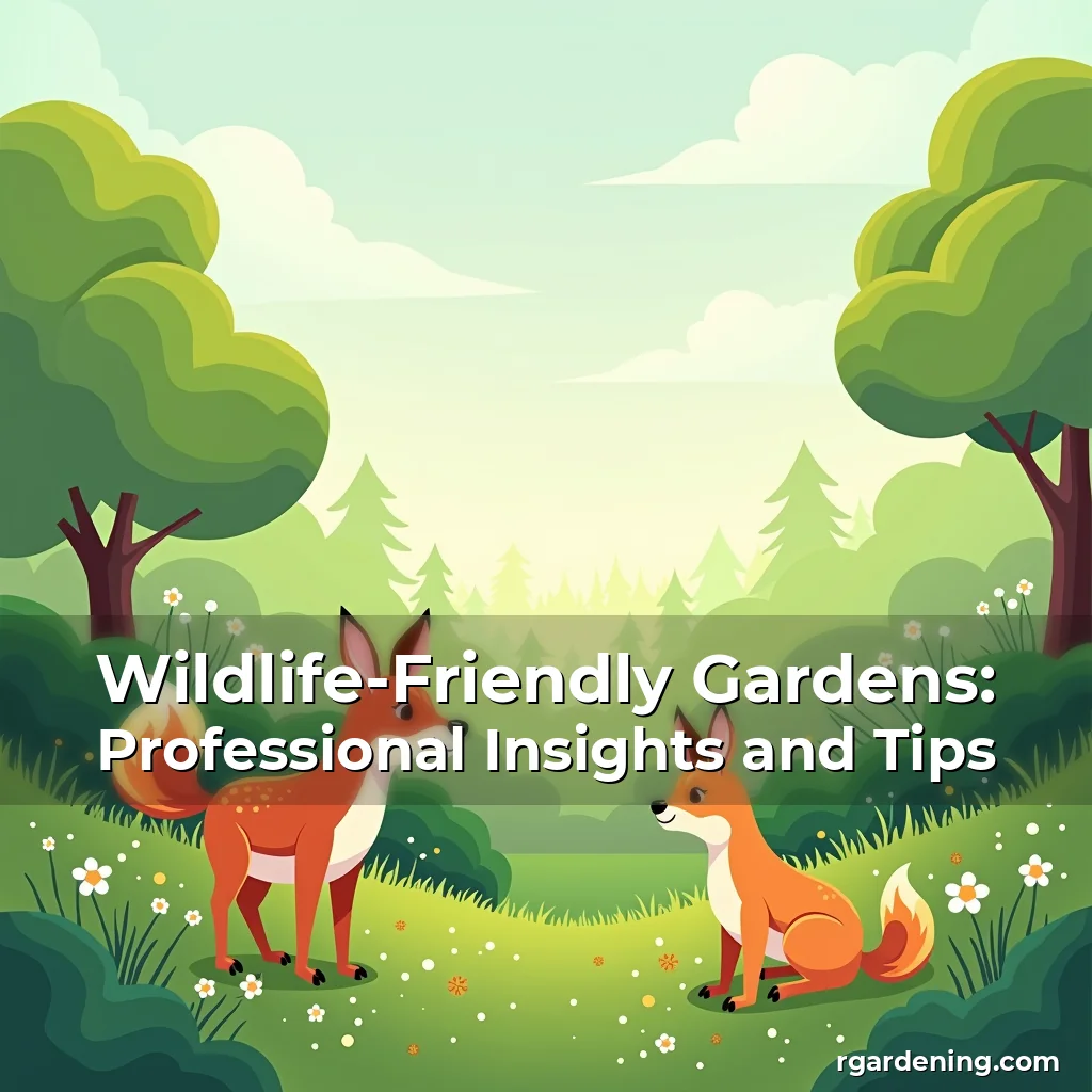 Wildlife-Friendly Gardens: Professional Insights and Tips