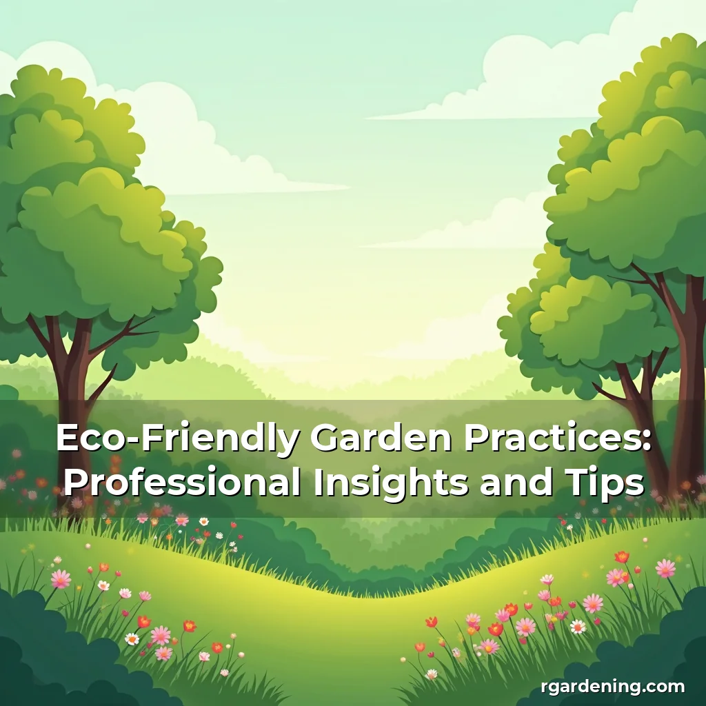 Eco-Friendly Garden Practices: Professional Insights and Tips