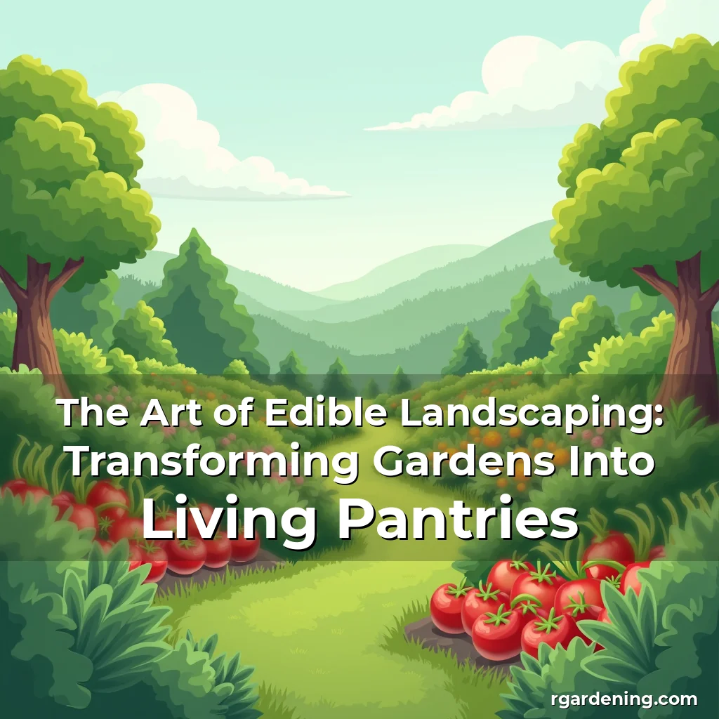 The Art of Edible Landscaping: Transforming Gardens Into Living Pantries