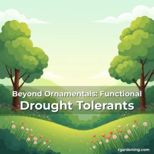 Beyond Ornamentals: Functional Drought Tolerants